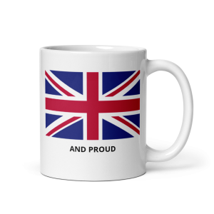 white glossy mug